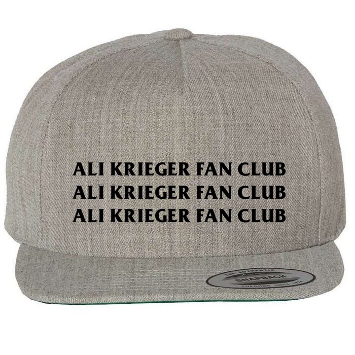 Ali Krieger Fan Club Wool Snapback Cap