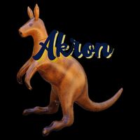 Akron Kangaroo Fun Retro Zips 16oz Travel Tumbler