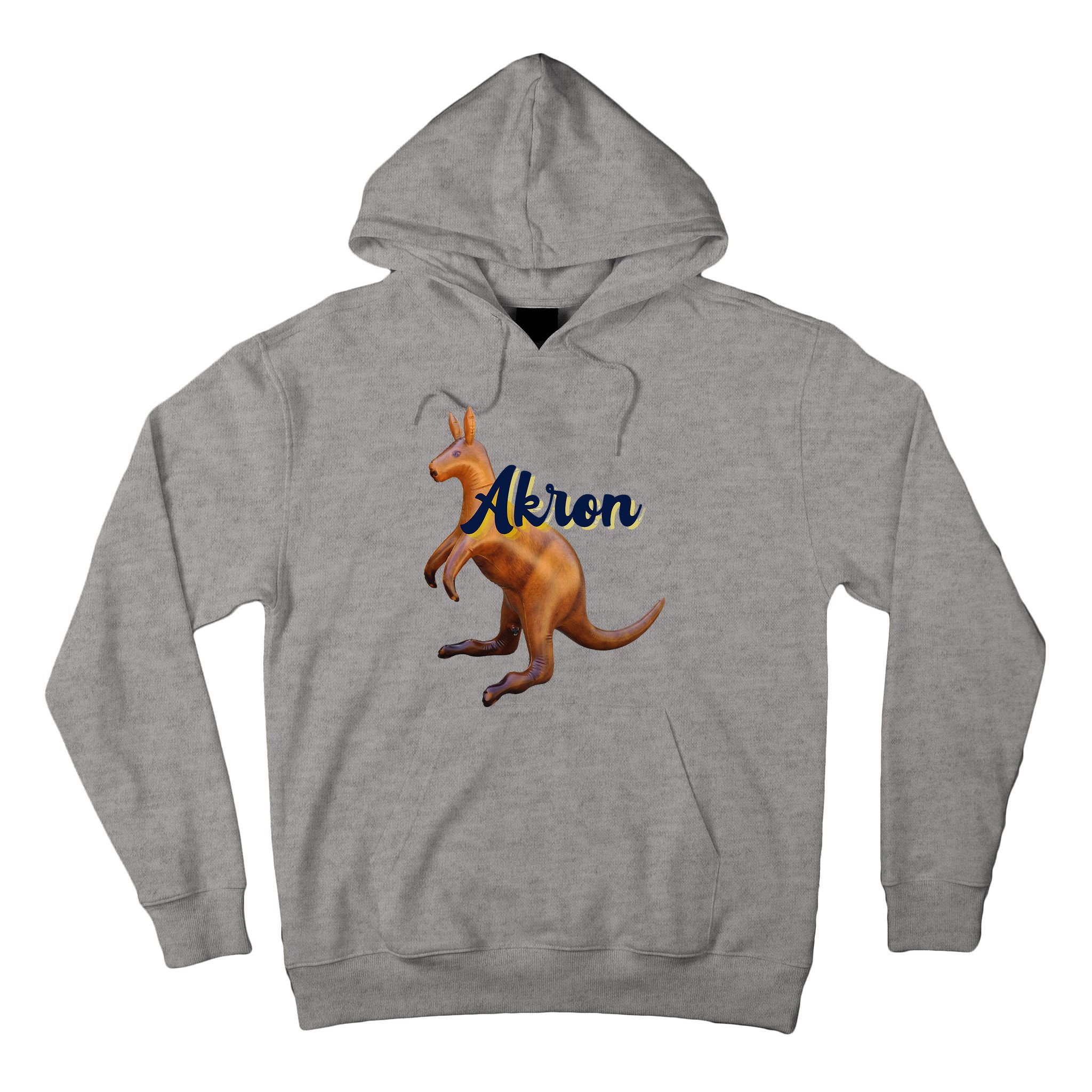 Akron Kangaroo Fun Retro Zips Tall Hoodie