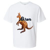 Akron Kangaroo Fun Retro Zips Sueded Cloud Jersey T-Shirt