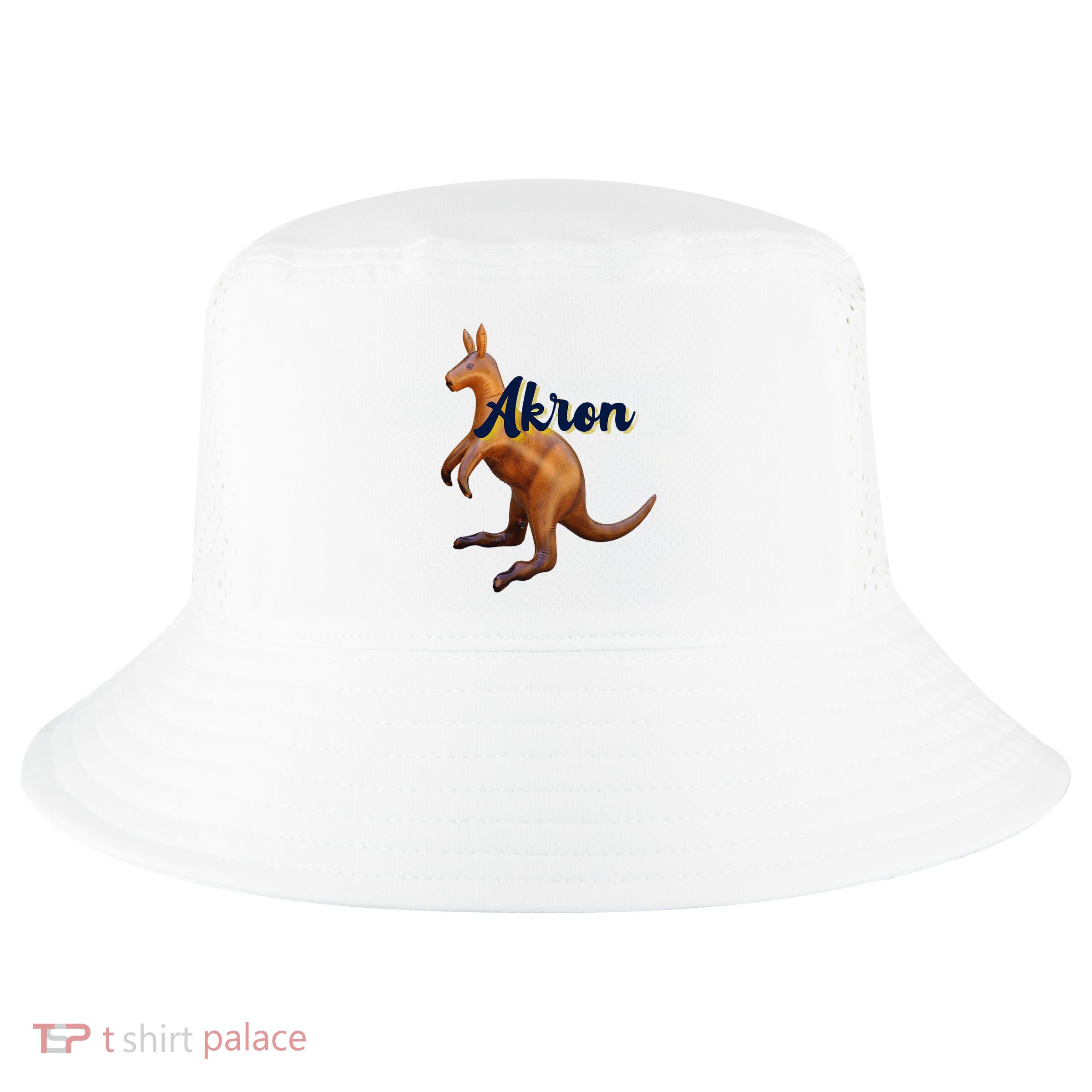Akron Kangaroo Fun Retro Zips Cool Comfort Performance Bucket Hat