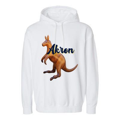 Akron Kangaroo Fun Retro Zips Garment-Dyed Fleece Hoodie