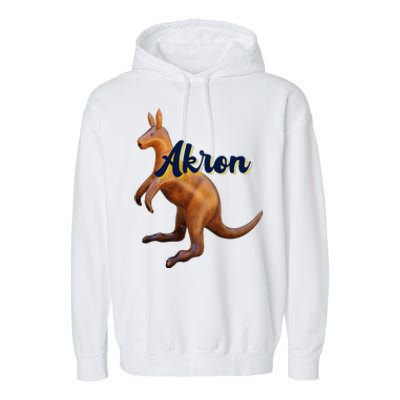 Akron Kangaroo Fun Retro Zips Garment-Dyed Fleece Hoodie