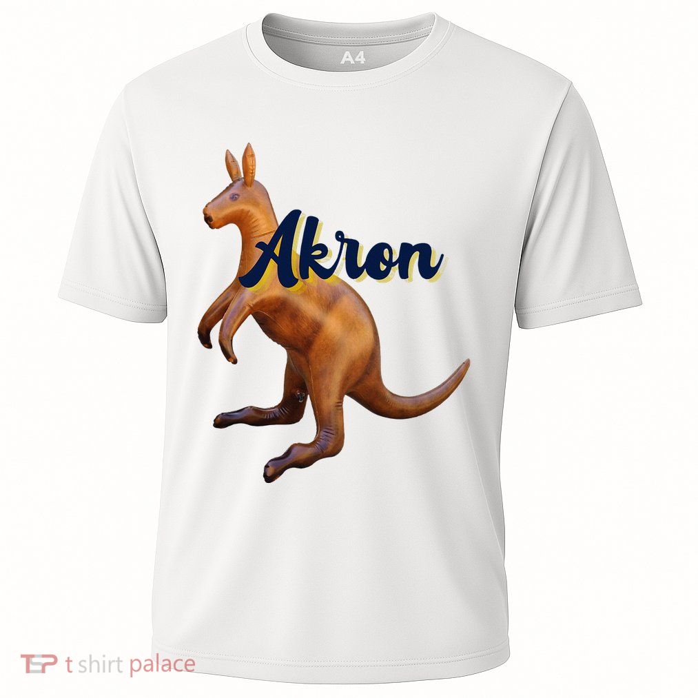 Akron Kangaroo Fun Retro Zips Performance Shirt