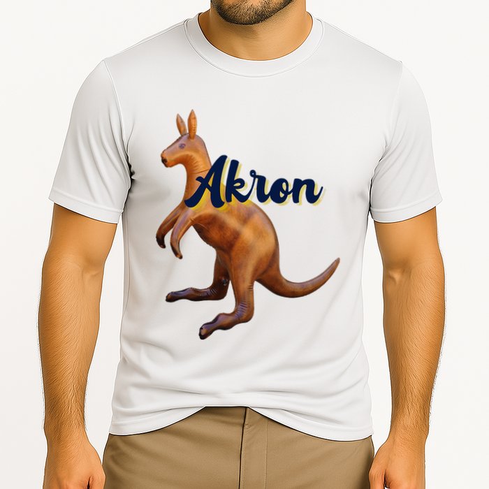 Akron Kangaroo Fun Retro Zips Performance Shirt