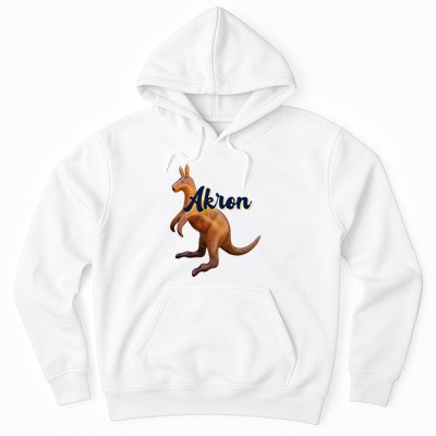 Akron Kangaroo Fun Retro Zips Hoodie