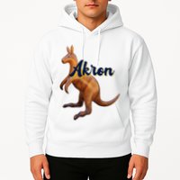 Akron Kangaroo Fun Retro Zips Hoodie