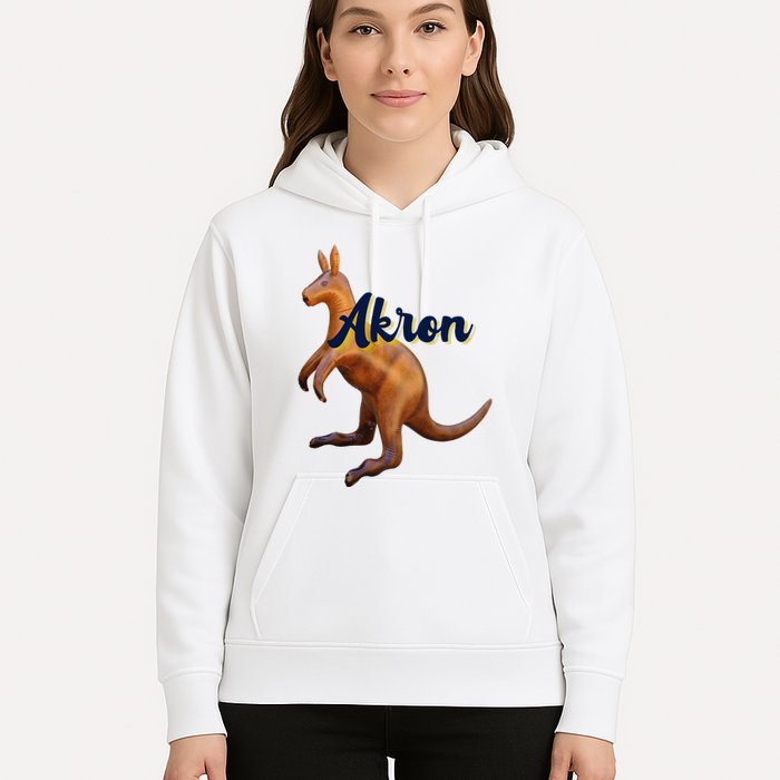 Akron Kangaroo Fun Retro Zips Hoodie