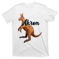 Akron Kangaroo Fun Retro Zips T-Shirt