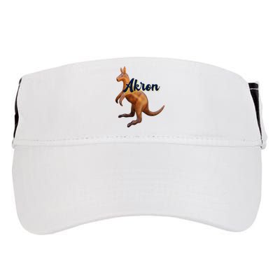 Akron Kangaroo Fun Retro Zips Adult Drive Performance Visor