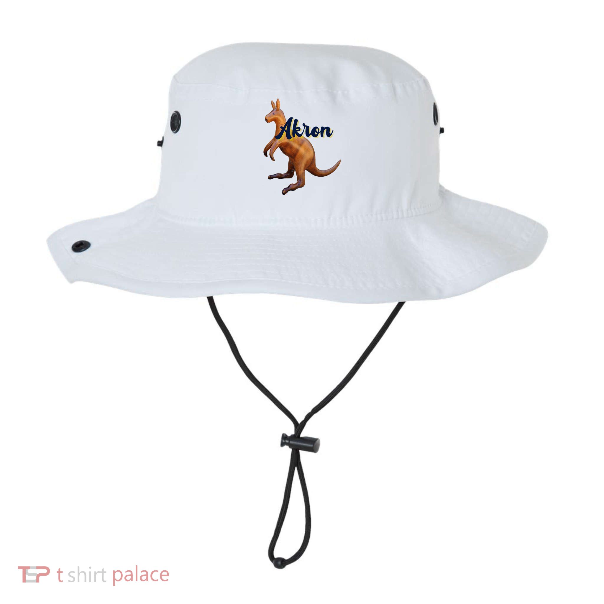 Akron Kangaroo Fun Retro Zips Bucket Hat