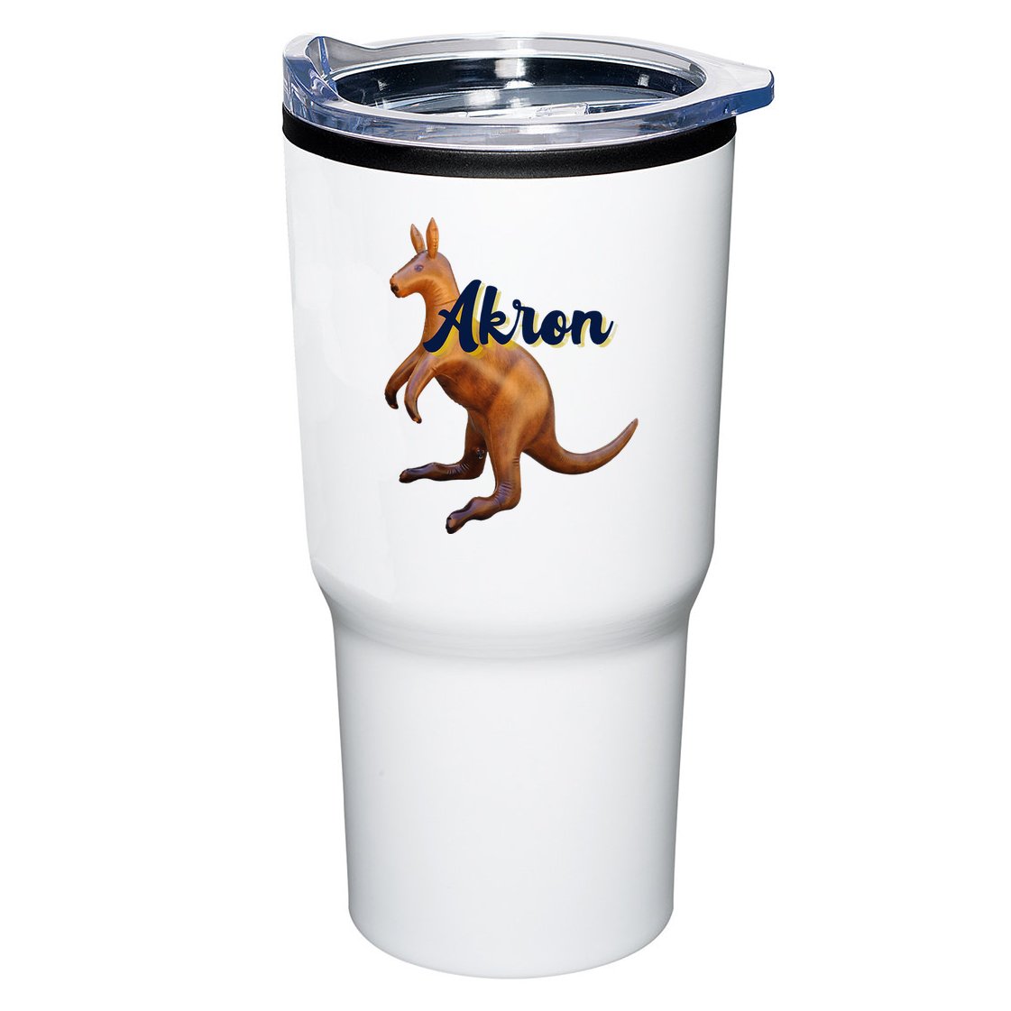 Akron Kangaroo Fun Retro Zips Tumbler