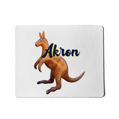Akron Kangaroo Fun Retro Zips Mousepad