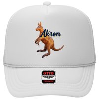 Akron Kangaroo Fun Retro Zips Trucker Hat