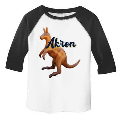 Akron Kangaroo Fun Retro Zips Toddler Fine Jersey T-Shirt