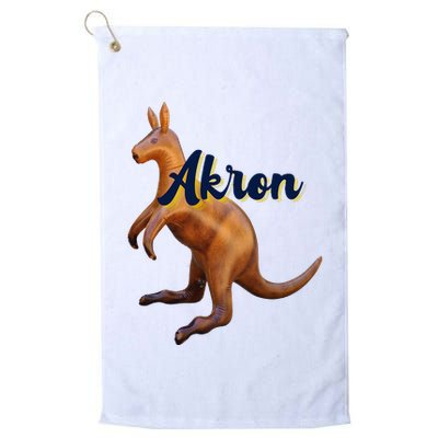 Akron Kangaroo Fun Retro Zips Golf Towel