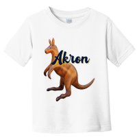 Akron Kangaroo Fun Retro Zips Toddler T-Shirt