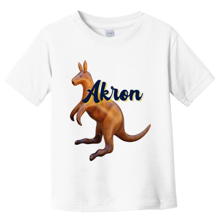 Akron Kangaroo Fun Retro Zips Toddler T-Shirt