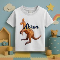 Akron Kangaroo Fun Retro Zips Toddler T-Shirt