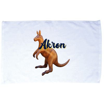 Akron Kangaroo Fun Retro Zips Microfiber Hand Towel