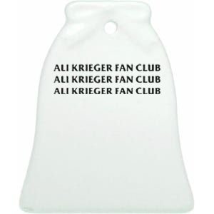 Ali Krieger Fan Club Ceramic Bell Ornament