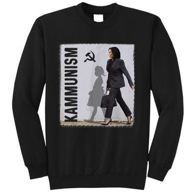 Awesome Kamala Harris Kammunism Communism Harris Walz 2024 Tall Sweatshirt