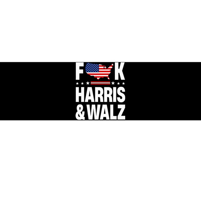 Anti Kamala Harris And Tim Walz 2024 Presidential Election Bumper Sticker