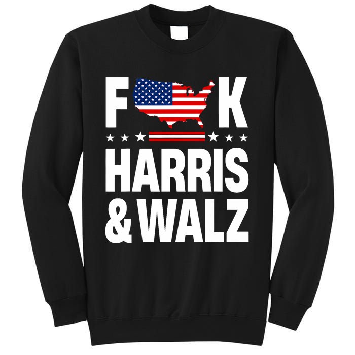 Anti Kamala Harris And Tim Walz 2024 Presidential Election Sweatshirt