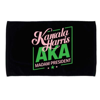 Aka Kamala Harris Madam President Microfiber Hand Towel