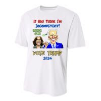 Anti Kamala Harris 2024 Border Czar Incompetent Vote Trump Performance Sprint T-Shirt