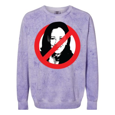 Anti Kamala Harris Cancel Kamala Harris Colorblast Crewneck Sweatshirt