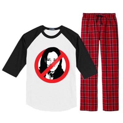 Anti Kamala Harris Cancel Kamala Harris Raglan Sleeve Pajama Set