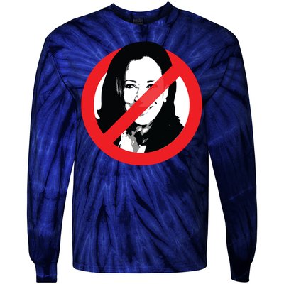 Anti Kamala Harris Cancel Kamala Harris Tie-Dye Long Sleeve Shirt