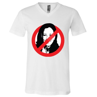 Anti Kamala Harris Cancel Kamala Harris V-Neck T-Shirt