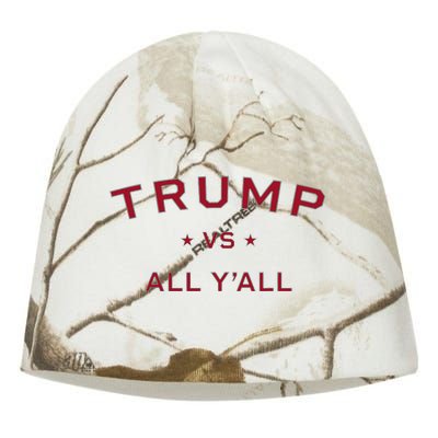 Anti Kamala Harris 24 Pro Trump 2024 Vs All Yall Kati - Camo Knit Beanie