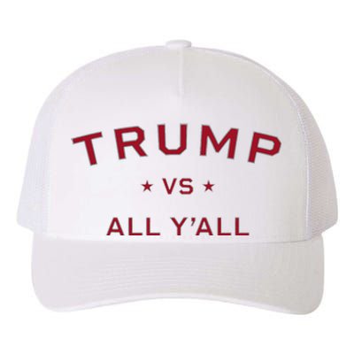 Anti Kamala Harris 24 Pro Trump 2024 Vs All Yall Yupoong Adult 5-Panel Trucker Hat