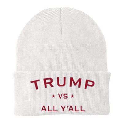 Anti Kamala Harris 24 Pro Trump 2024 Vs All Yall Knit Cap Winter Beanie