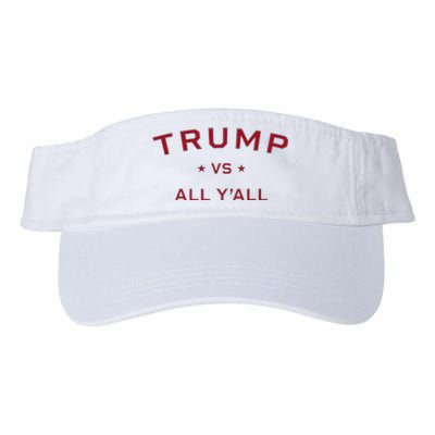 Anti Kamala Harris 24 Pro Trump 2024 Vs All Yall Valucap Bio-Washed Visor