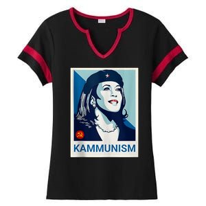 Awesome Kamala Harris Kammunism Communism Shepard Fairey Kamala Harris Forward Ladies Halftime Notch Neck Tee