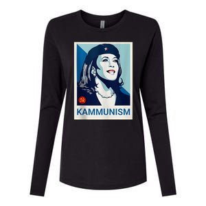 Awesome Kamala Harris Kammunism Communism Shepard Fairey Kamala Harris Forward Womens Cotton Relaxed Long Sleeve T-Shirt