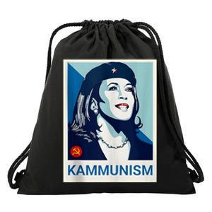 Awesome Kamala Harris Kammunism Communism Shepard Fairey Kamala Harris Forward Drawstring Bag