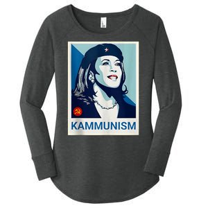 Awesome Kamala Harris Kammunism Communism Shepard Fairey Kamala Harris Forward Women's Perfect Tri Tunic Long Sleeve Shirt