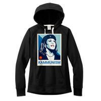 Awesome Kamala Harris Kammunism Communism Shepard Fairey Kamala Harris Forward Women's Fleece Hoodie