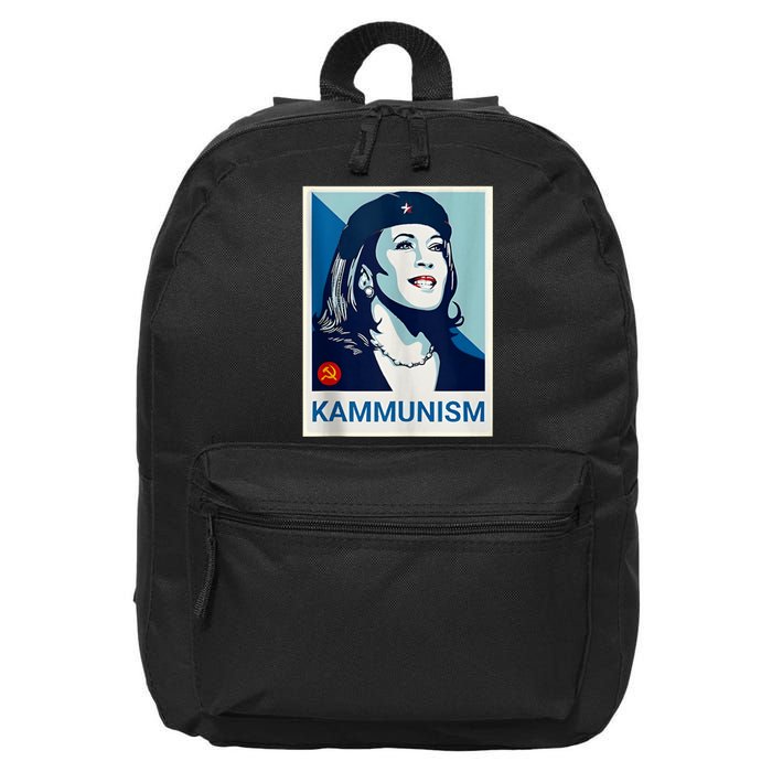 Awesome Kamala Harris Kammunism Communism Shepard Fairey Kamala Harris Forward 16 in Basic Backpack