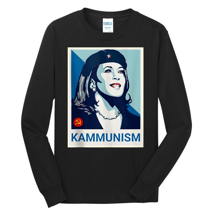 Awesome Kamala Harris Kammunism Communism Shepard Fairey Kamala Harris Forward Tall Long Sleeve T-Shirt