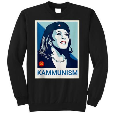 Awesome Kamala Harris Kammunism Communism Shepard Fairey Kamala Harris Forward Tall Sweatshirt