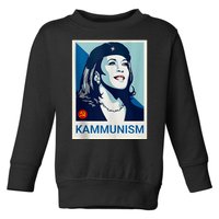 Awesome Kamala Harris Kammunism Communism Shepard Fairey Kamala Harris Forward Toddler Sweatshirt