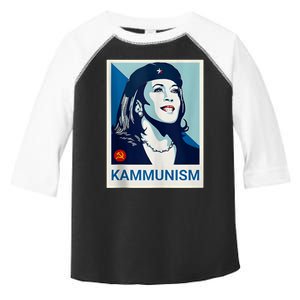 Awesome Kamala Harris Kammunism Communism Shepard Fairey Kamala Harris Forward Toddler Fine Jersey T-Shirt