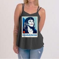 Awesome Kamala Harris Kammunism Communism Shepard Fairey Kamala Harris Forward Women's Strappy Tank