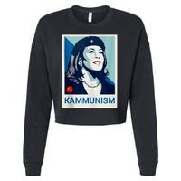 Awesome Kamala Harris Kammunism Communism Shepard Fairey Kamala Harris Forward Cropped Pullover Crew